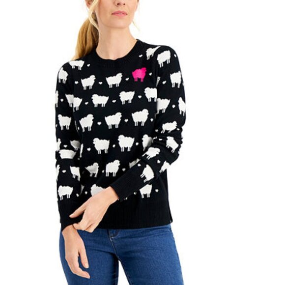 Charter Club Sheep Whimsy Sweater RARE NWT! - Picture 1 of 3